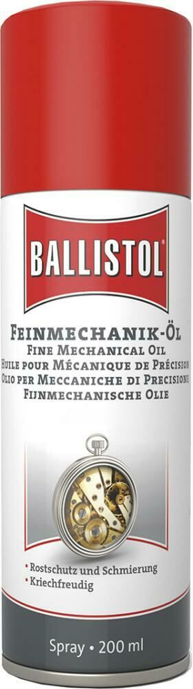 Spray huile Mécanique de précision 200 ml Ballistol (Par 6
